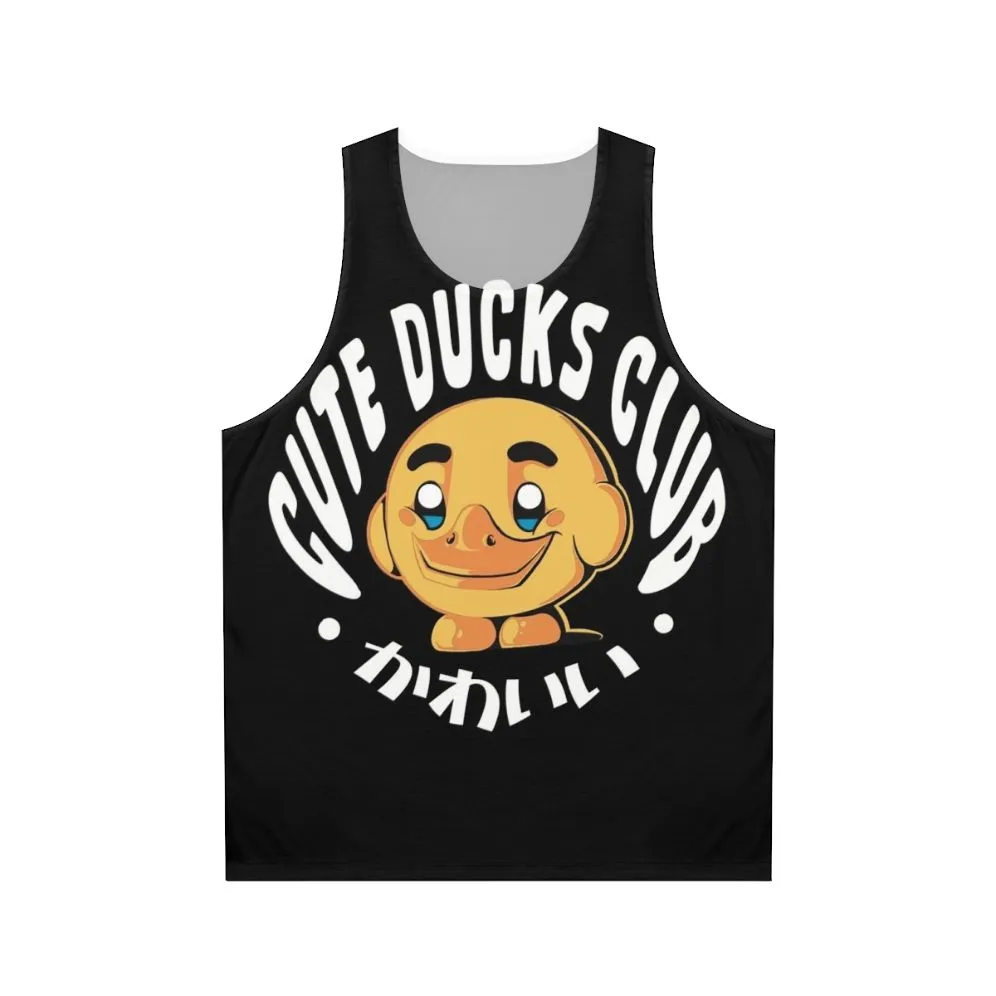 Adorable Ducks Unisex Tank Top for Stylish Animal Lovers