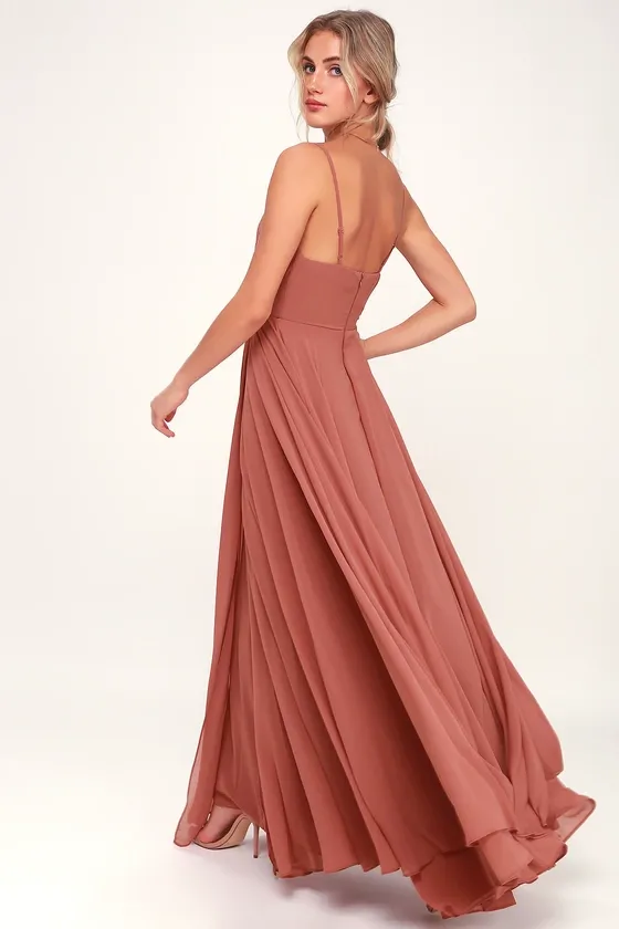 All About Love Rusty Rose Maxi Dress