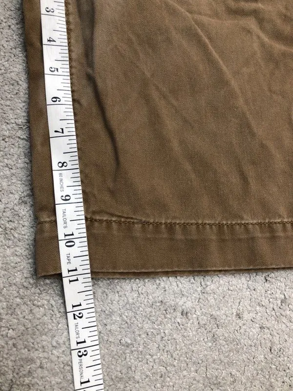 American Eagle Shorts Mens 28 Brown Chino 100% Cotton Longer Length Outdoors