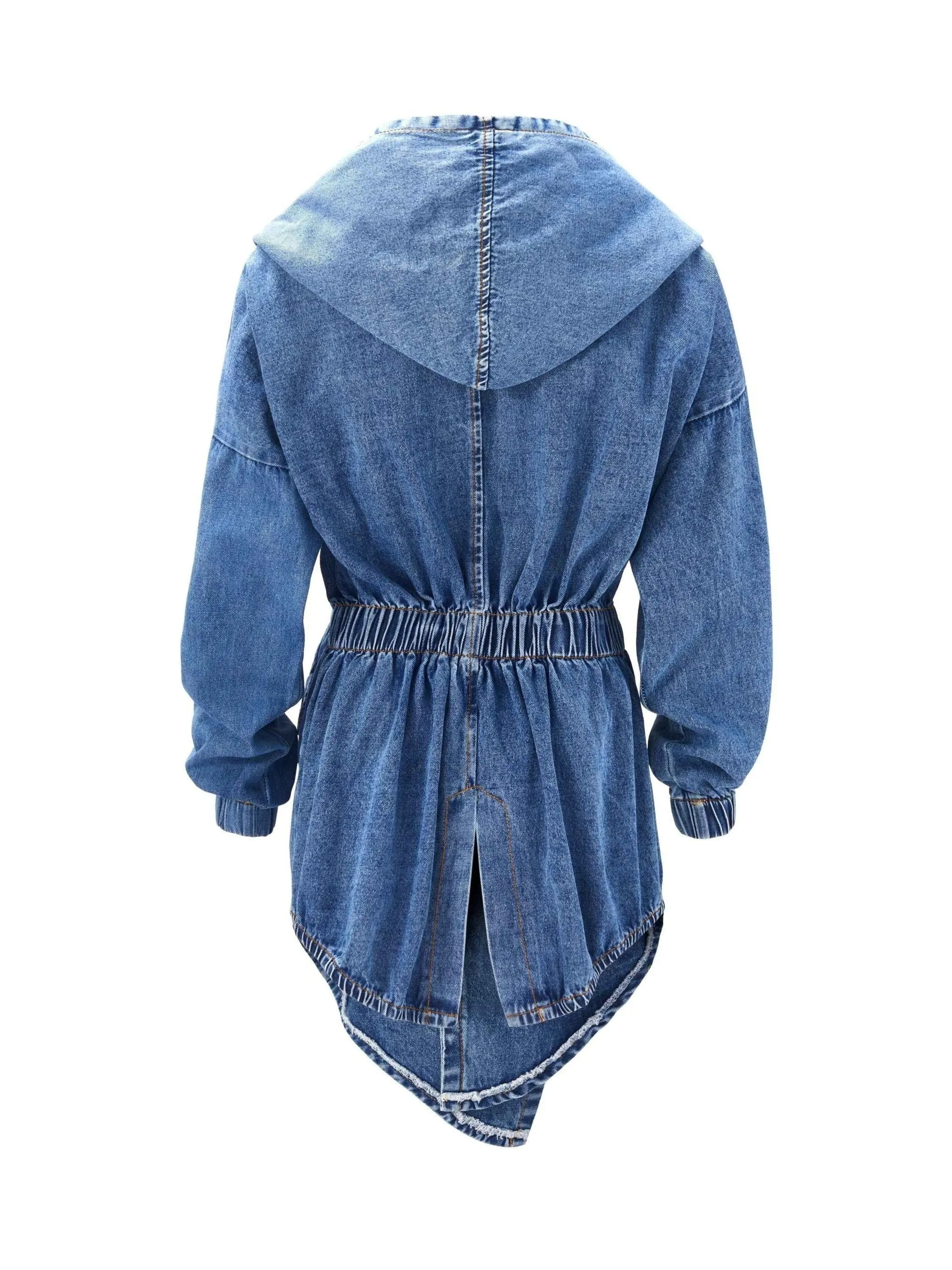 Asymmetrical Denim Jacket