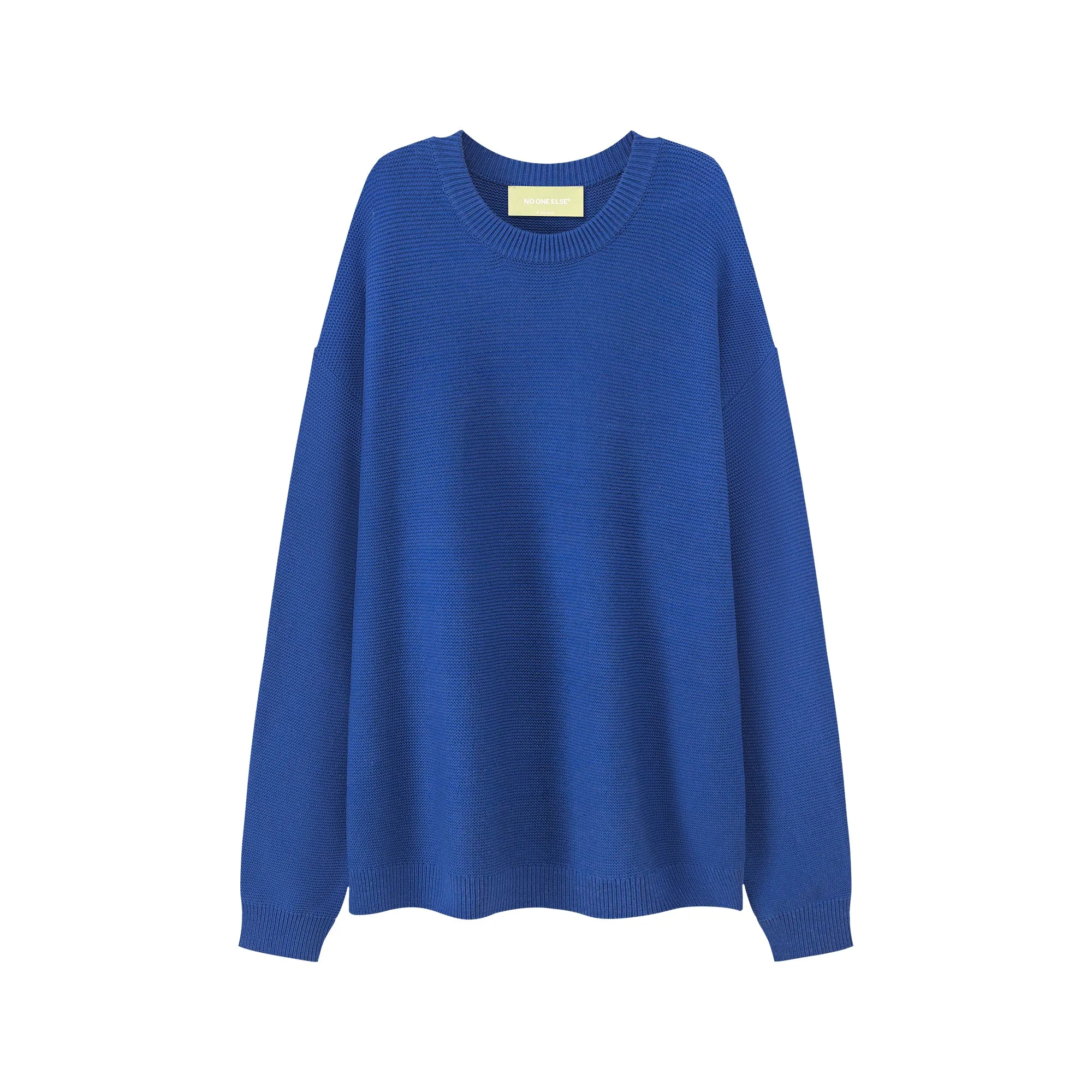 Basic Color Round Neck Sweatshirt