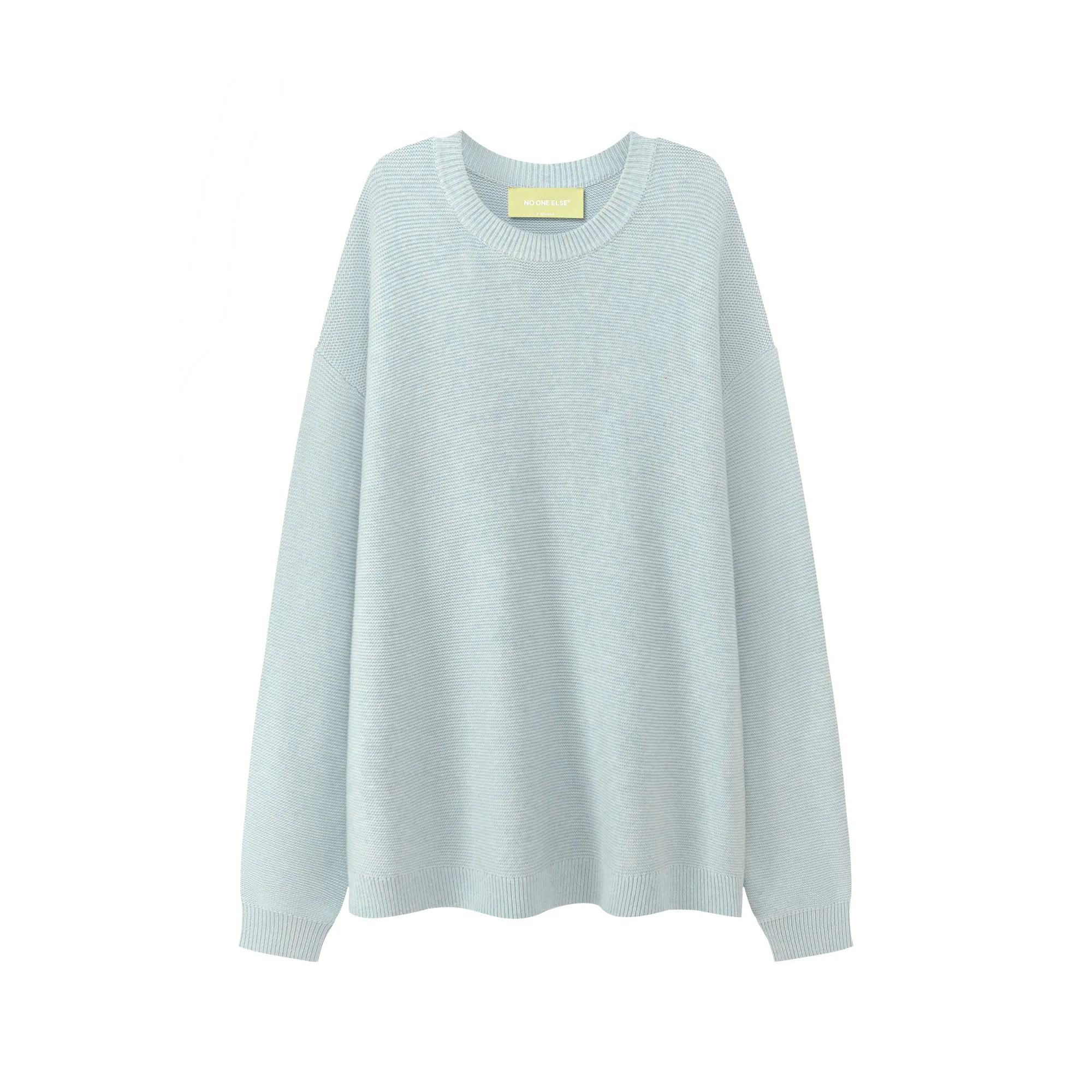 Basic Color Round Neck Sweatshirt