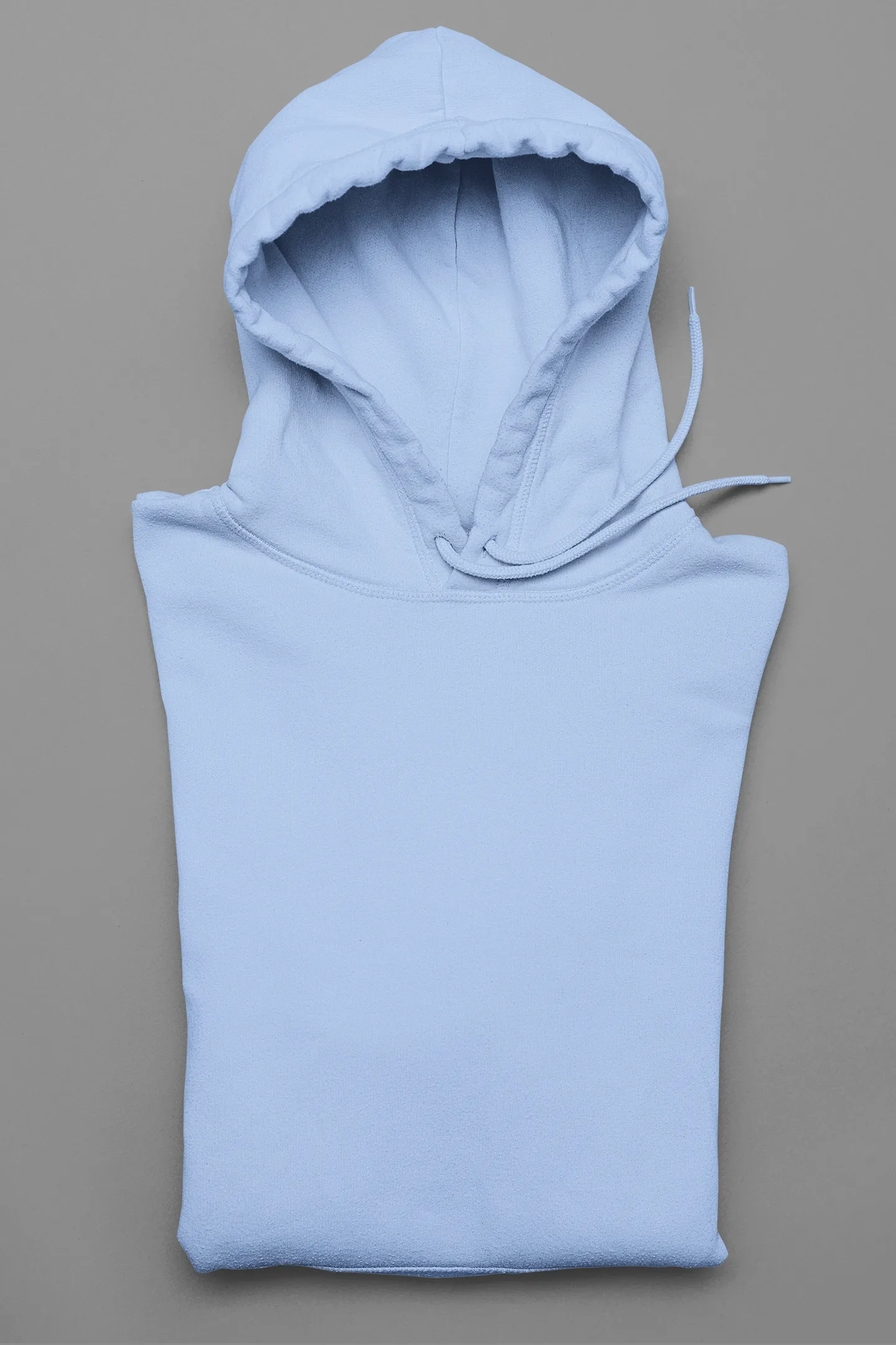 Basic Snow Blue Winter Hoodies