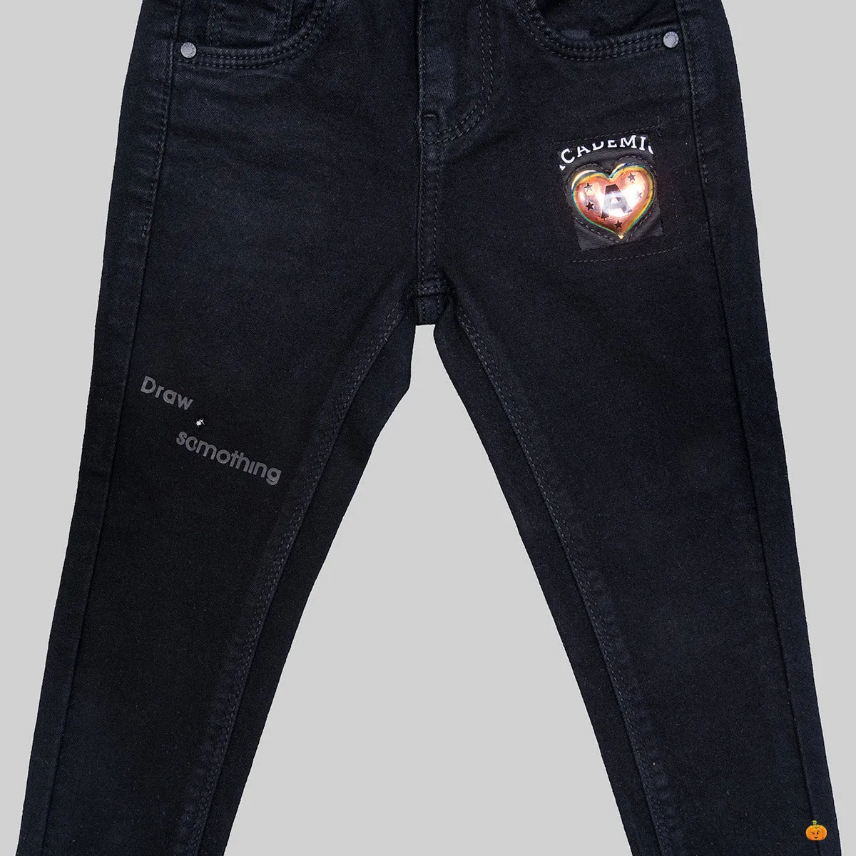 Black Slim Fit Girl Jeans