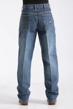 Cinch Silver Label Dark Stonewash Slim Fit Jean Style MB98034002