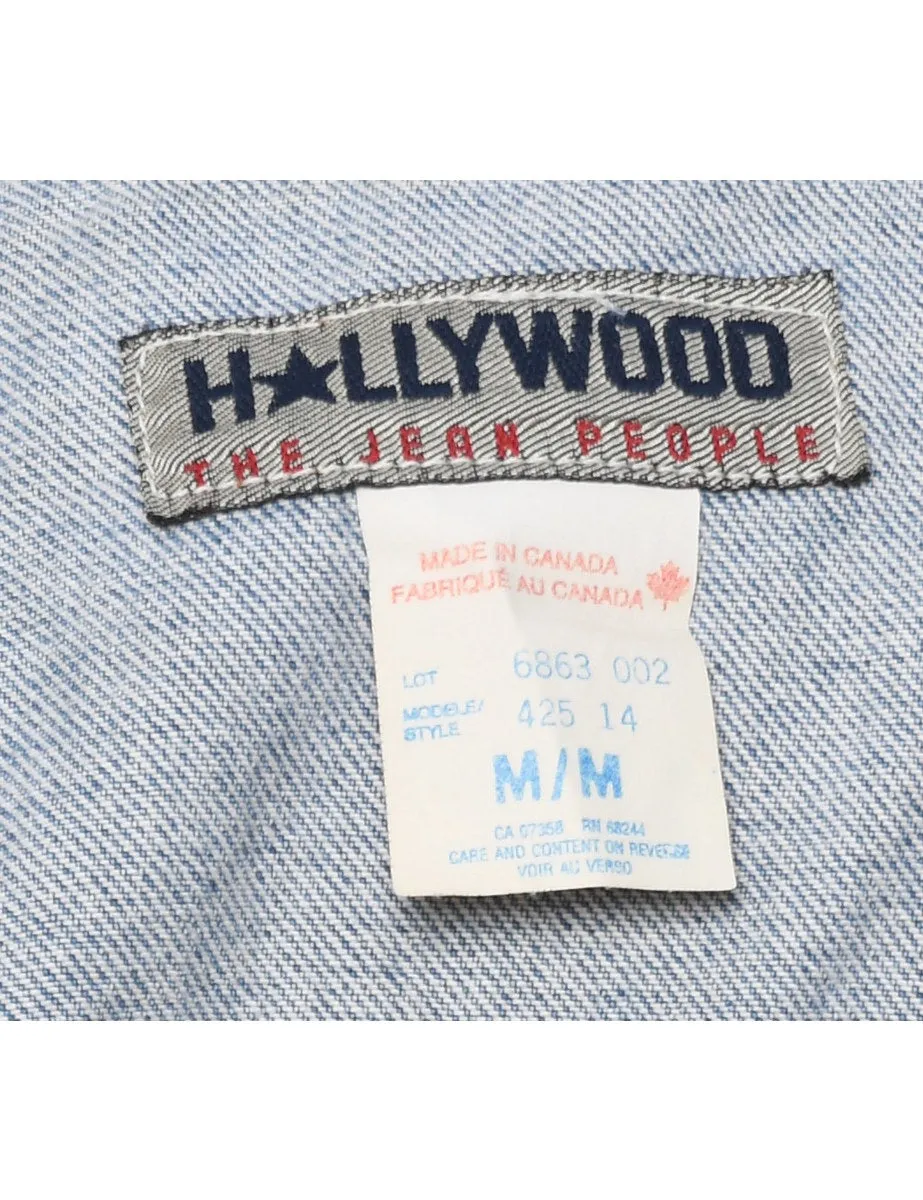 Classic Light Wash Denim Jacket - M