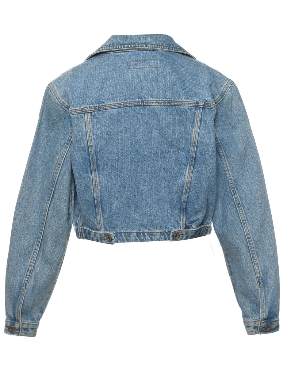 Classic Light Wash Denim Jacket - M