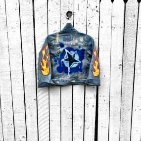 'FLAME' DENIM JACKET - BOYS