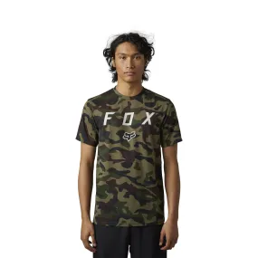 Fox Racing Vzns SS Tech Tee Camo T-Shirt Green Camo