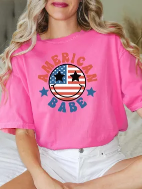 Glamfox  - American Babe Graphic Top