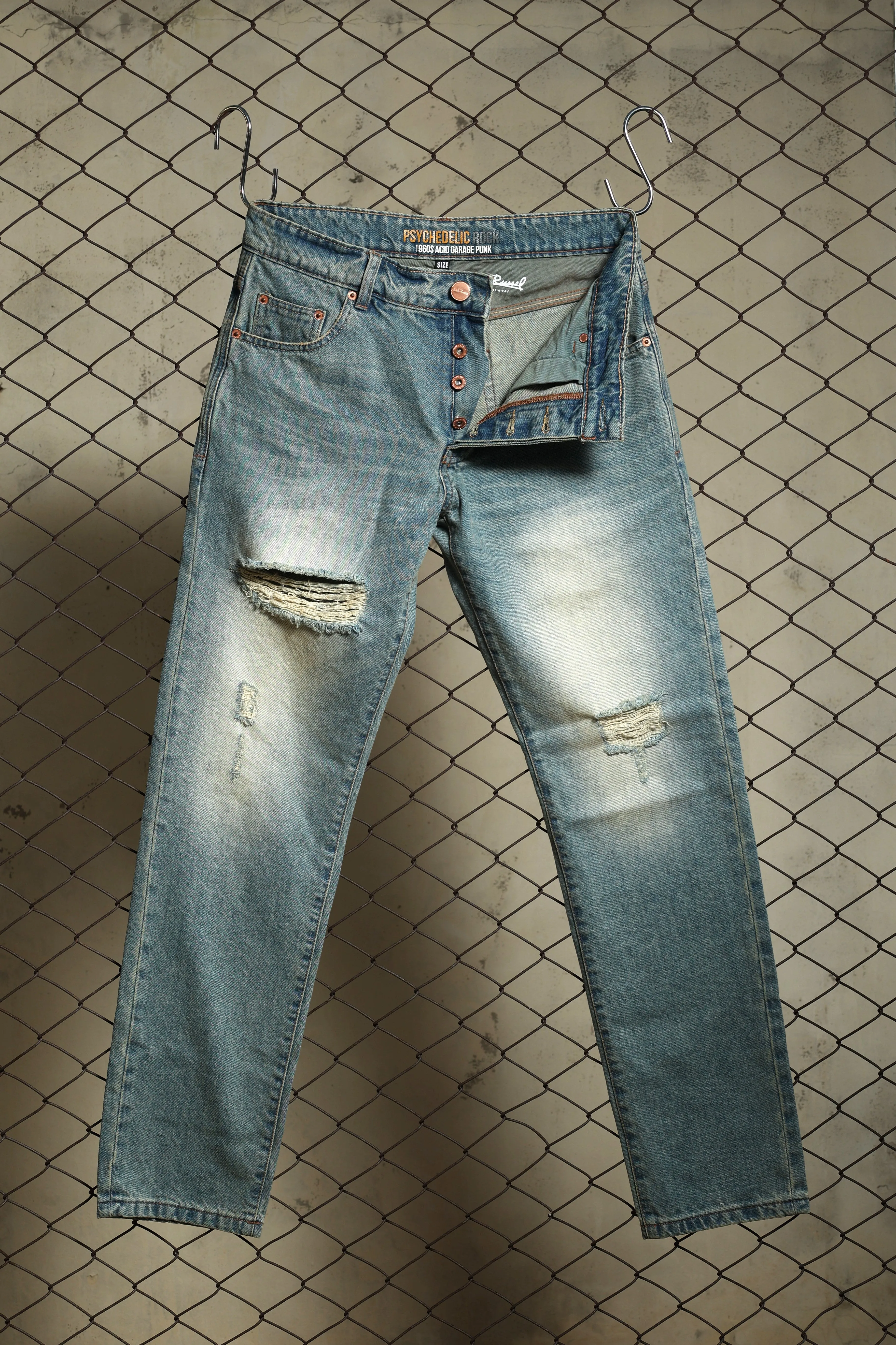 Jack Russel - Men Jeans - Handwerk J-BOB Slim Fit Acid Rust Spray