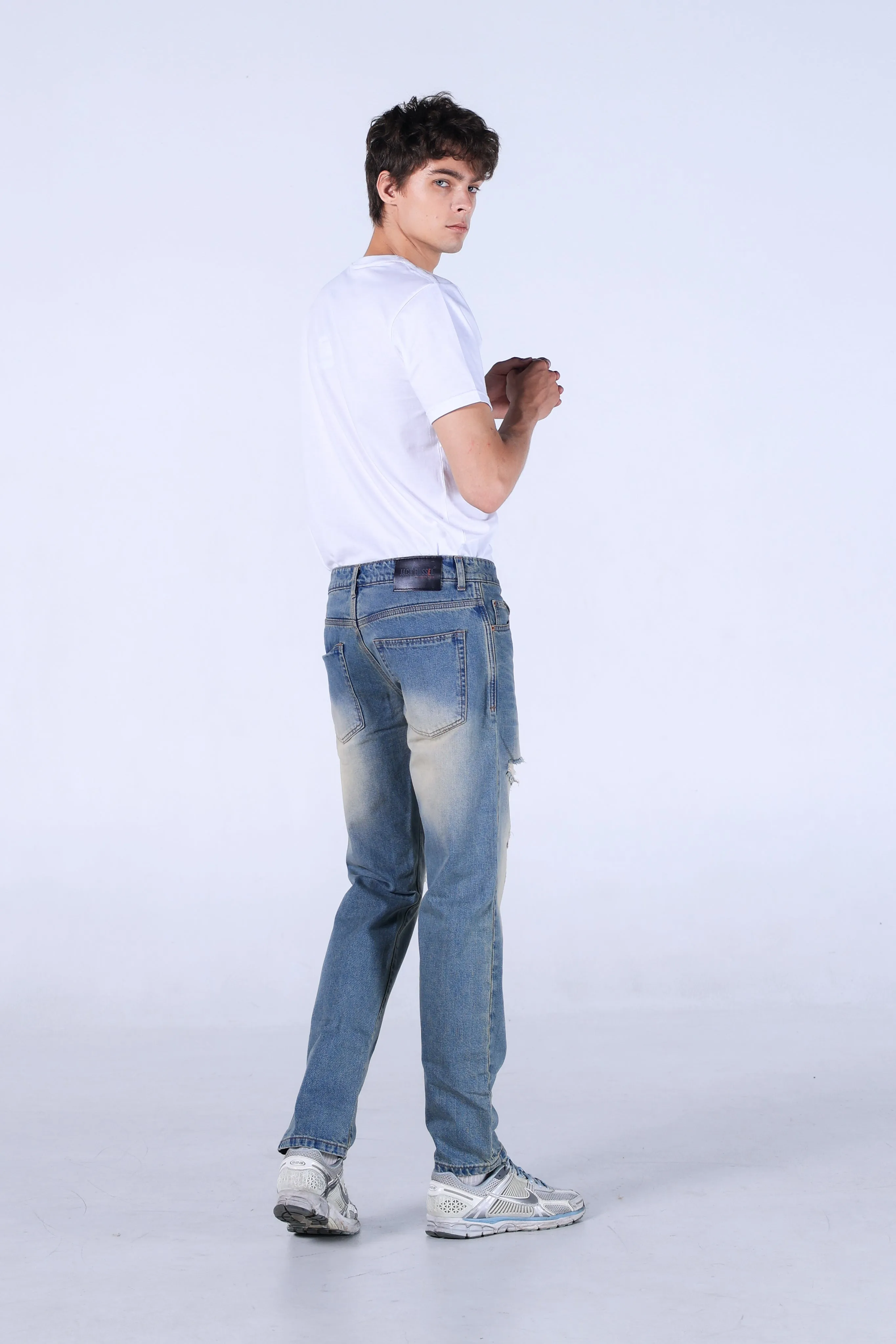 Jack Russel - Men Jeans - Handwerk J-BOB Slim Fit Acid Rust Spray