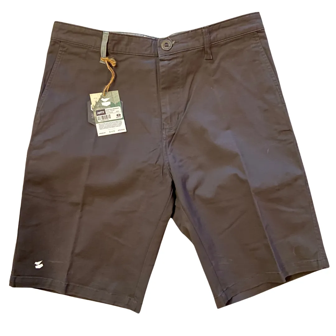 Jetty Stroll Chino Walk Shorts - Charcoal