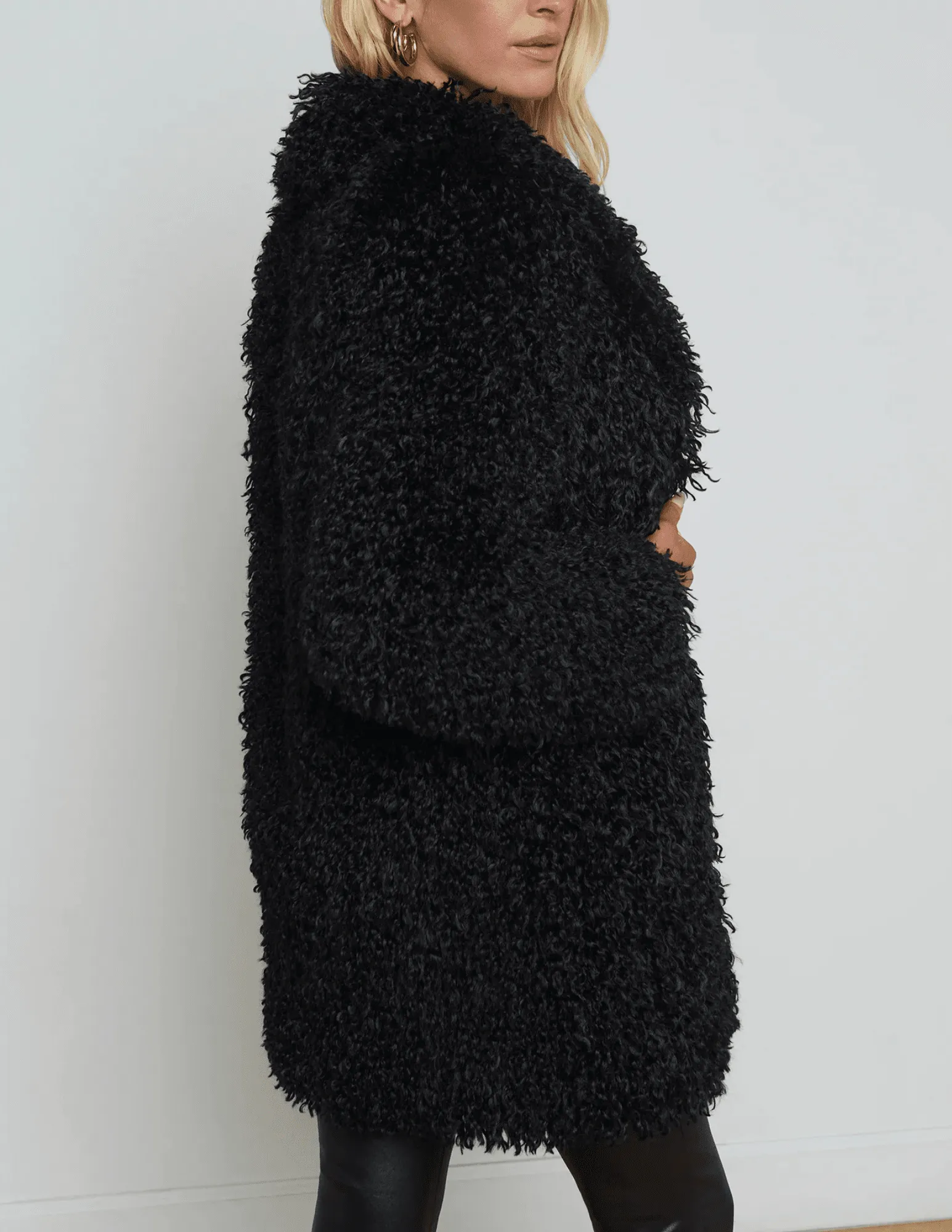 L'Agence Toira Faux Fur Coat