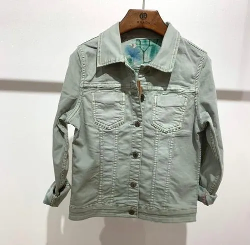 Onado Reversible Denim Jackets Jocelyn Khaki