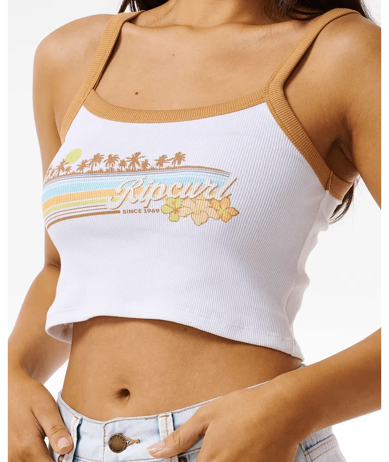 Rip Curl Sunset Baby Tank-White