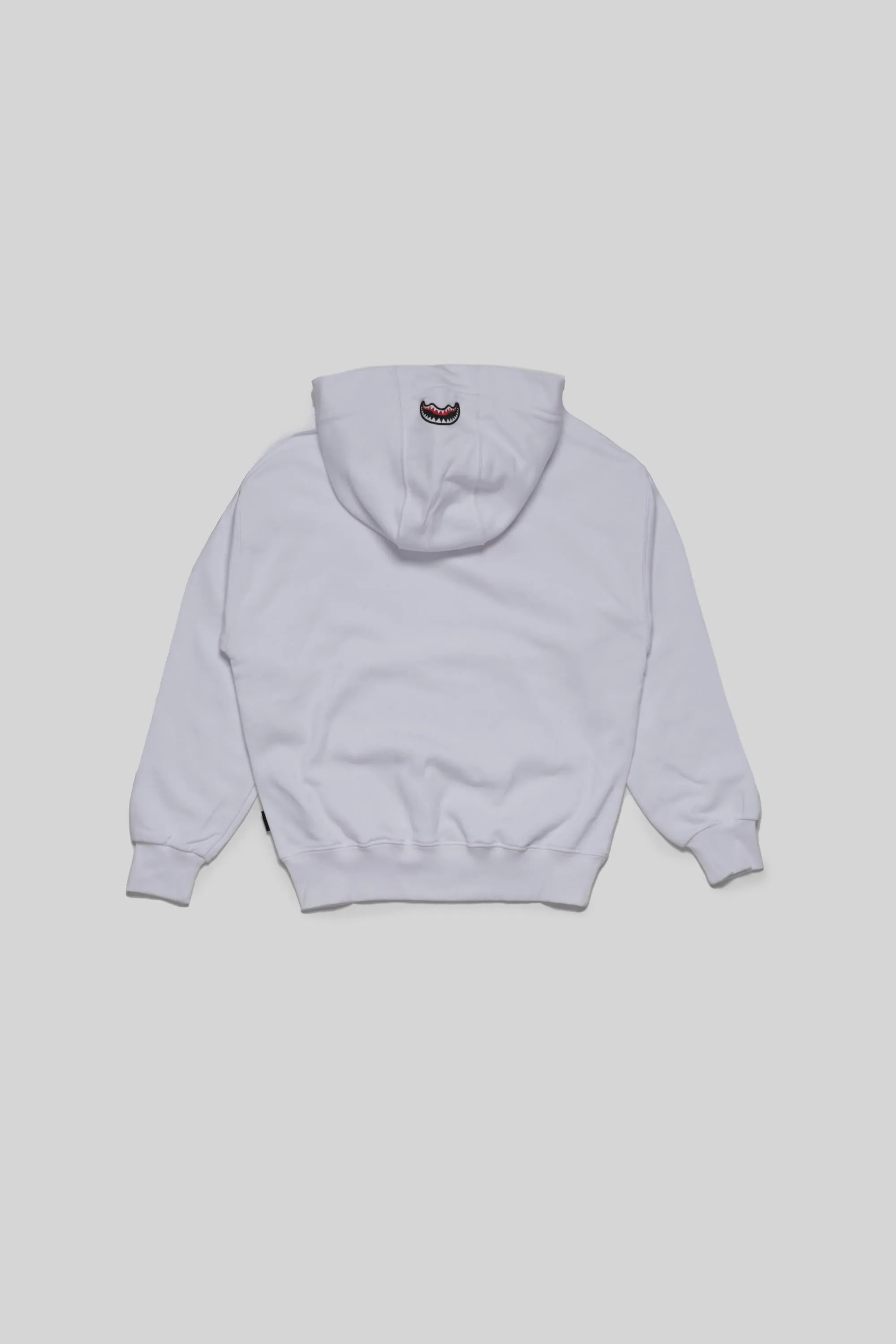 Sharkshape Basic Hoodie Wht