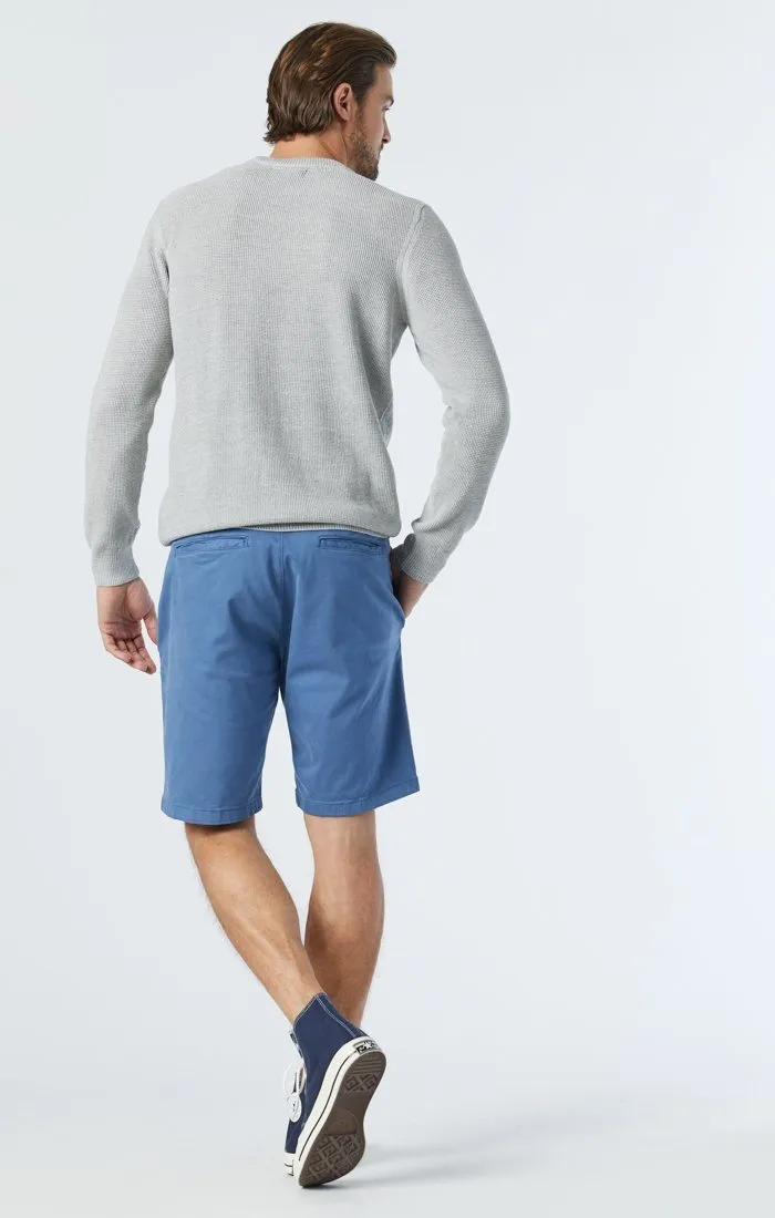 SIMON SHORTS IN BLUE HORIZON TWILL