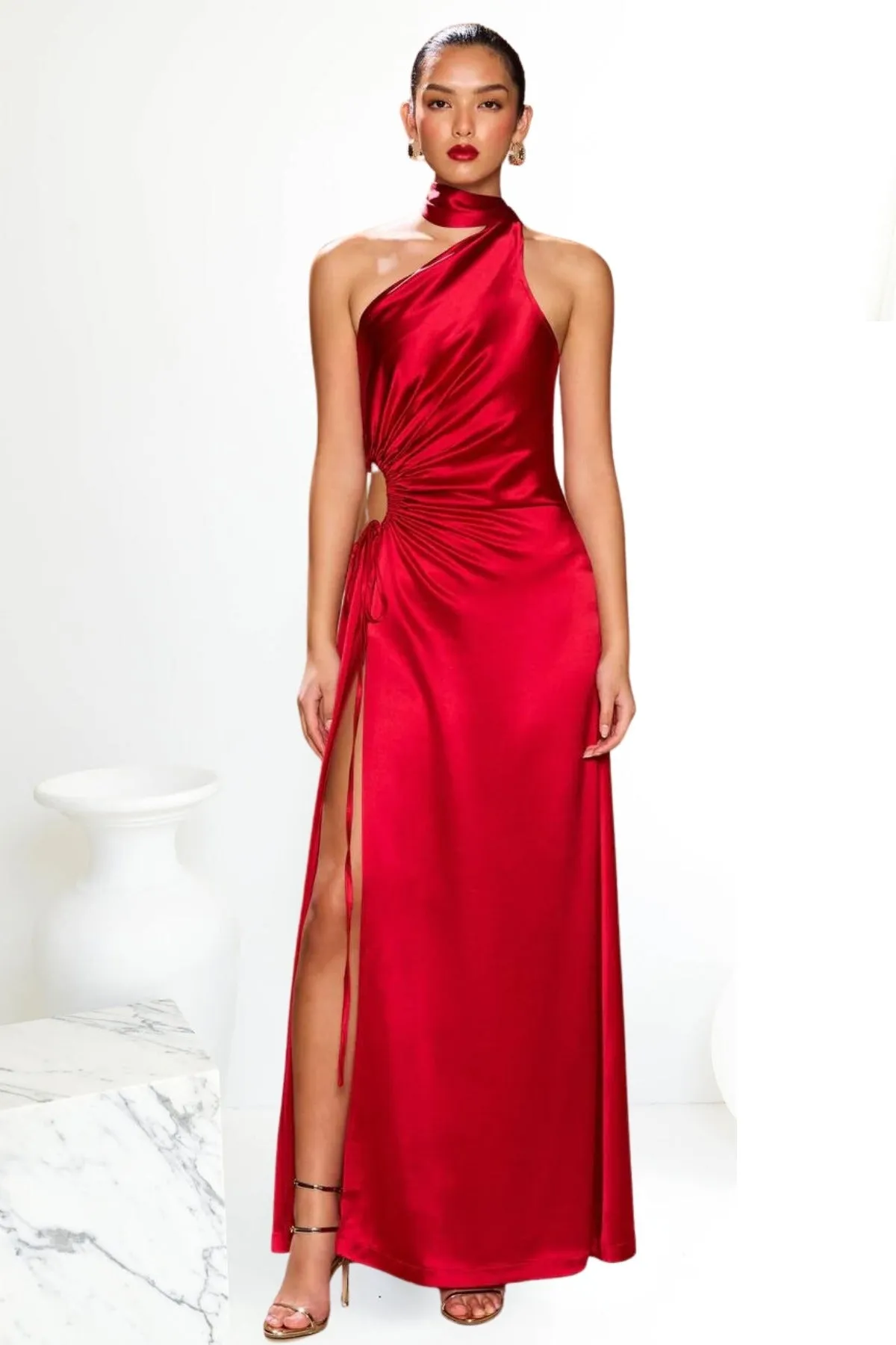 SONYA MODA Alia Maxi Dress (Sorrento Red)