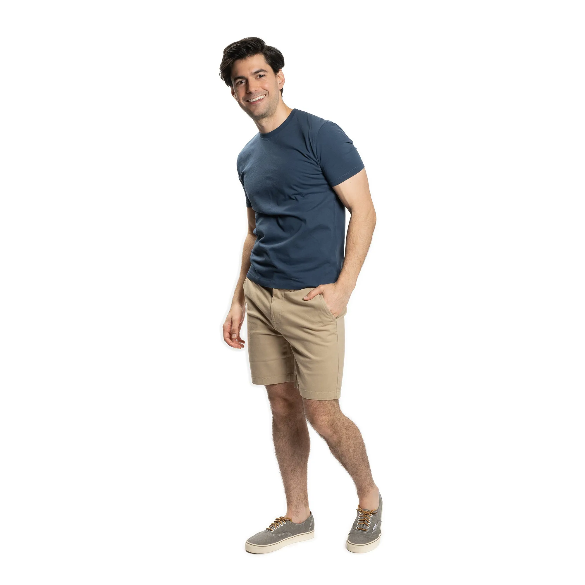 Stretch Chino Shorts - Khaki