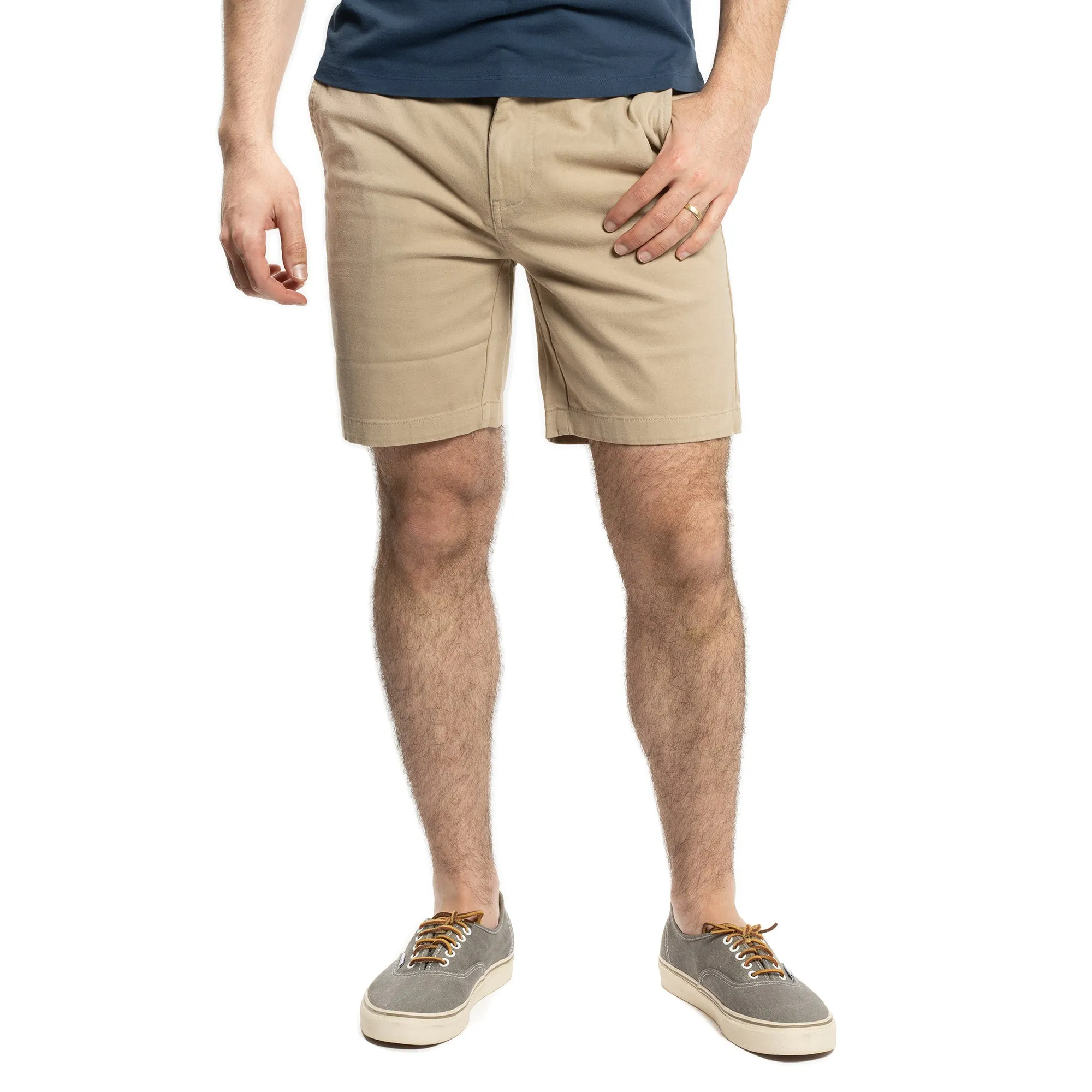 Stretch Chino Shorts - Khaki