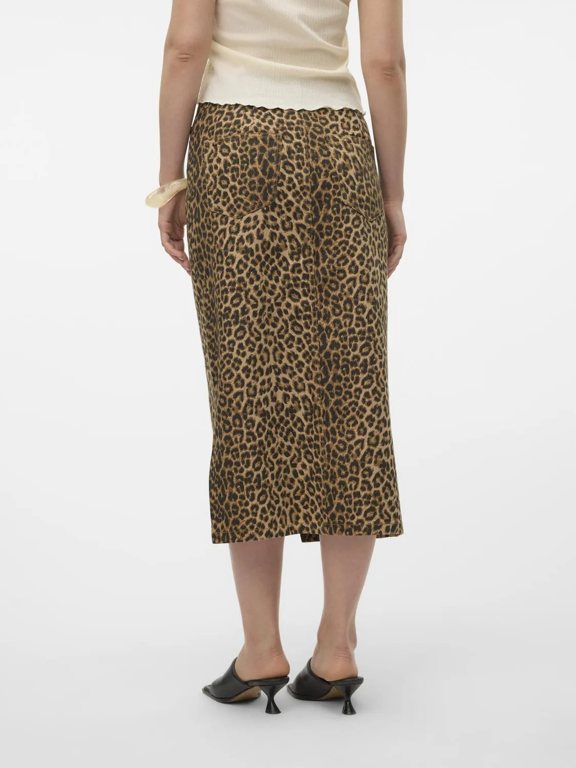 Veri High Waisted Skirt - Leo