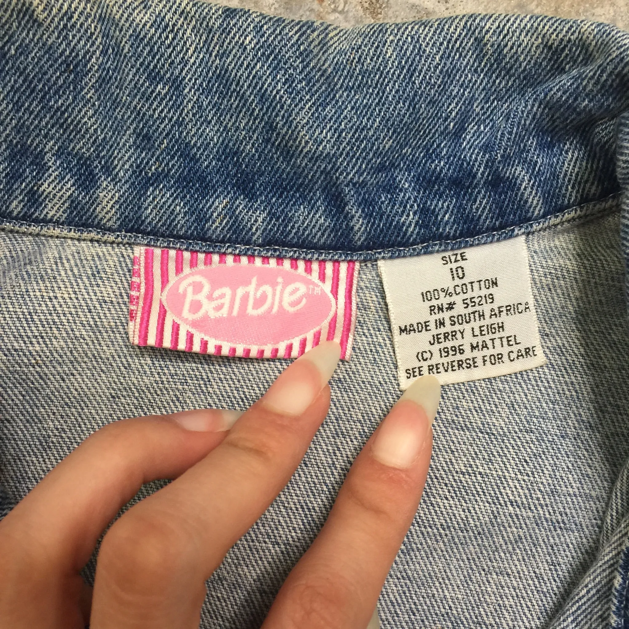 Vintage 80s 90s | Barbie Denim Jean Jacket