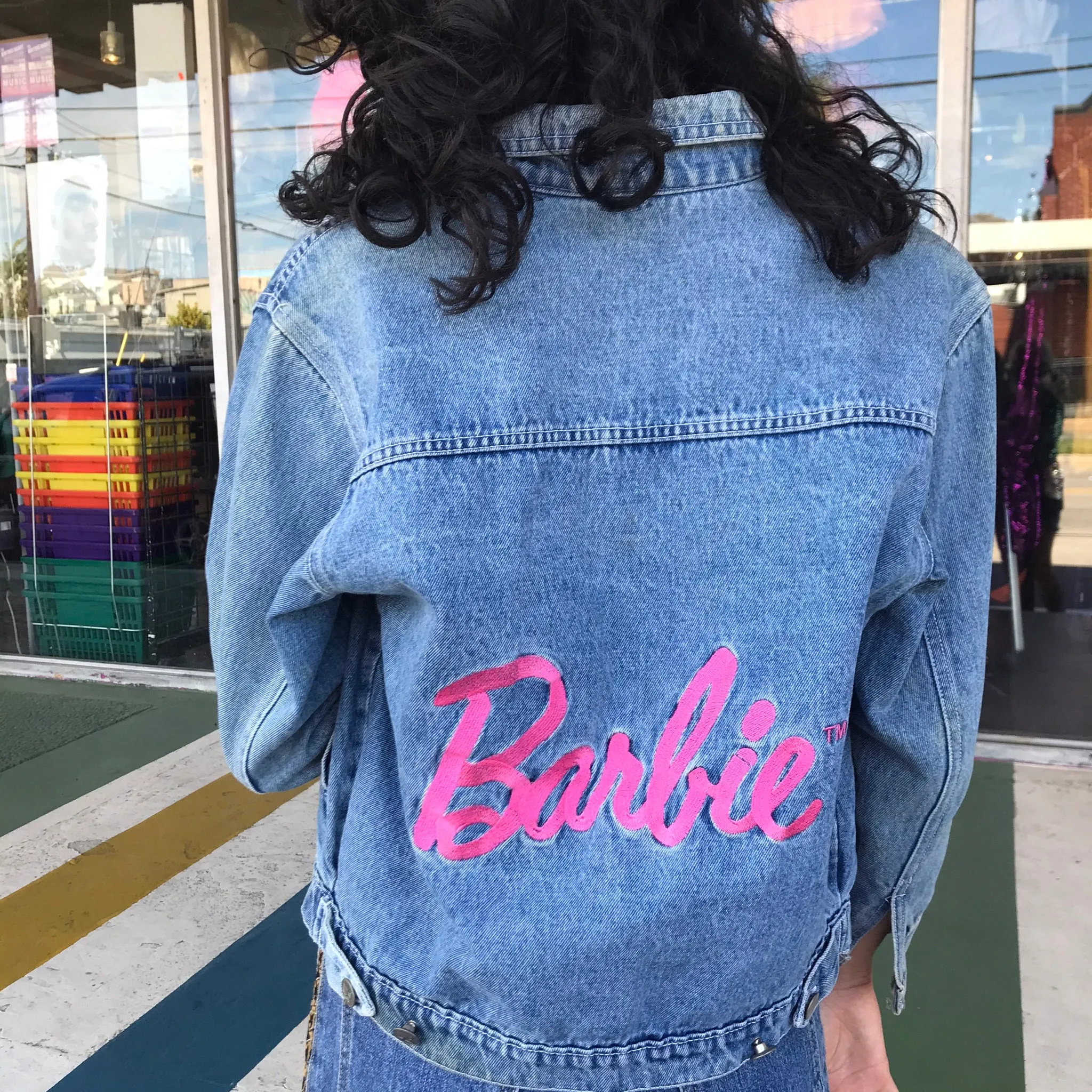 Vintage 80s 90s | Barbie Denim Jean Jacket