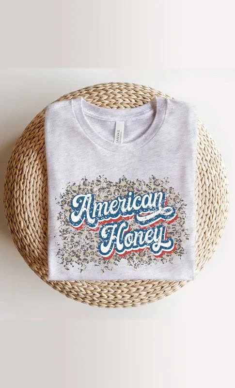 Vintage American Honey Leopard Plus Graphic Tee