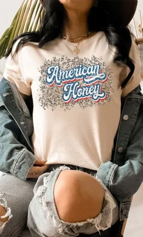 Vintage American Honey Leopard Plus Graphic Tee