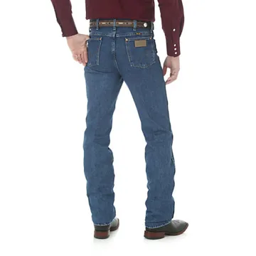 Wrangler Mens Cowboy Cut Slim Fit Jeans Style 0936GBK